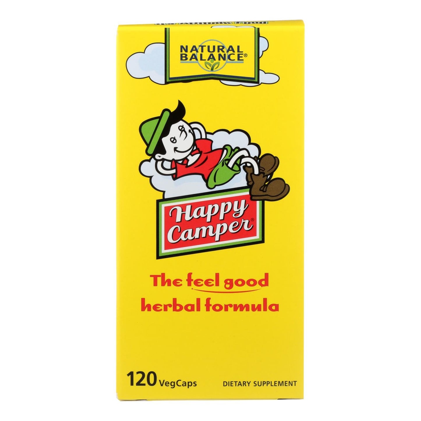 Natural Balance Happy Camper Vegetarian Capsules (Pack of 120, 790 mg)