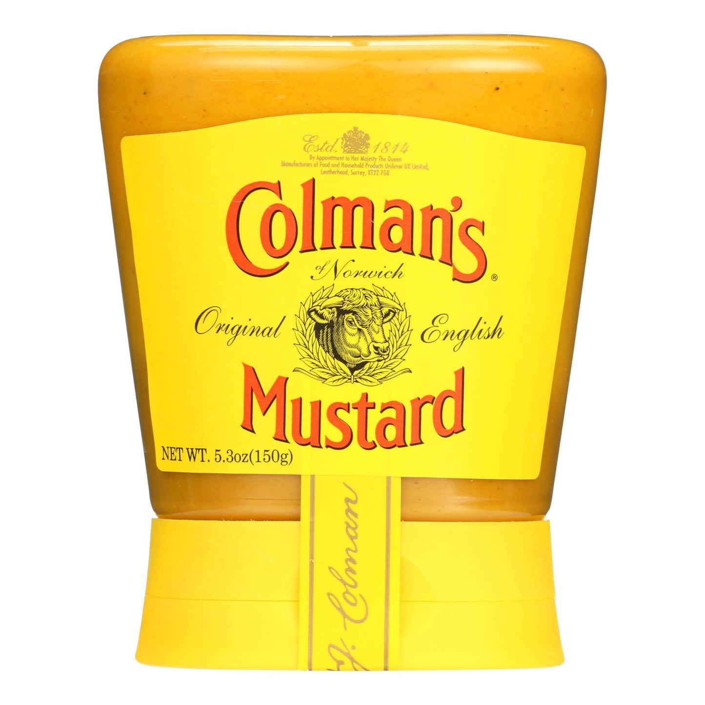 Colman's Iconic English Mustard, 5.3 oz Bottles (Pack of 6)