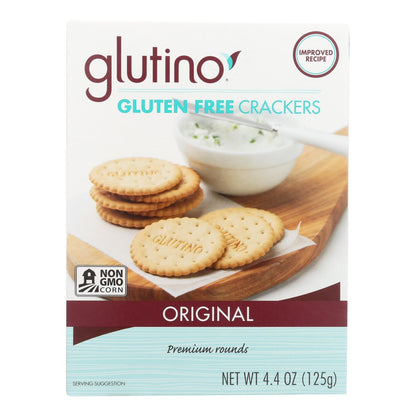 Glutino Original Gluten-Free Crackers, 4.4 oz, Pack of 6