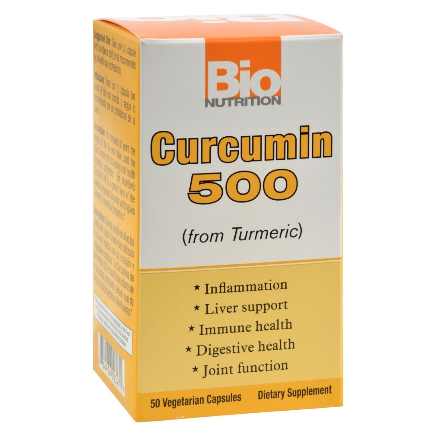 Bio Nutrition Curcumin 500mg (50 Capsules)