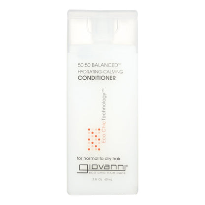 Giovanni 50:50 Balanced Conditioner: 2 fl oz, Hydrating-Calming, 12 Pack