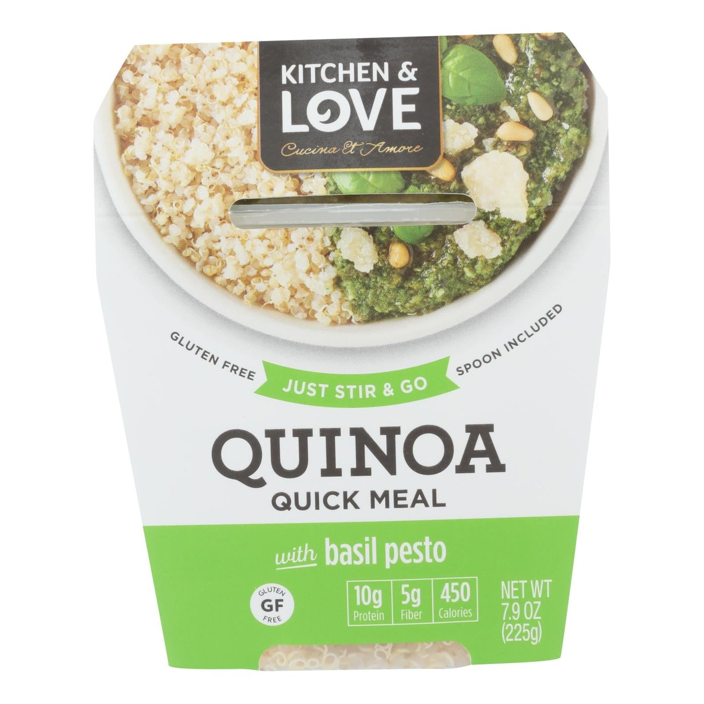 Cucina & Amore Basil Pesto Quinoa Meal, 7.9 oz, Pack of 6