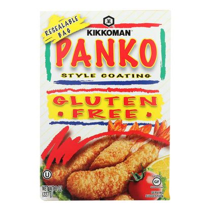 Kikkoman Japanese Panko Bread Crumbs, Extra Coarse Texture for Crispy Coating (Pack of 12 - 8 Oz.)