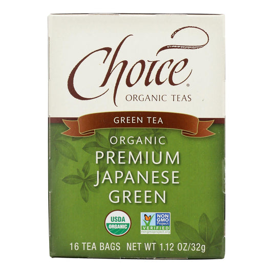 Choice Organic Teas Premium Japanese Green Tea - 6 Pack