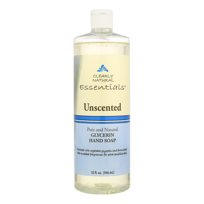 Clearly Natural Hand Soap - Unscented Refill, Liquid 32 Ounce