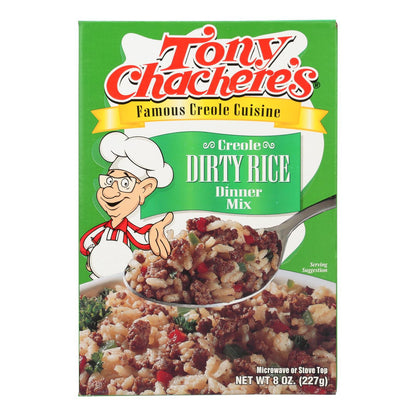 Tony Chachere's Creole Dirty Rice Dinner Mix, Pack of 12 (8 oz)