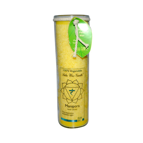 Aloha Bay Unscented Yellow Manipura Chakra Protection Candle