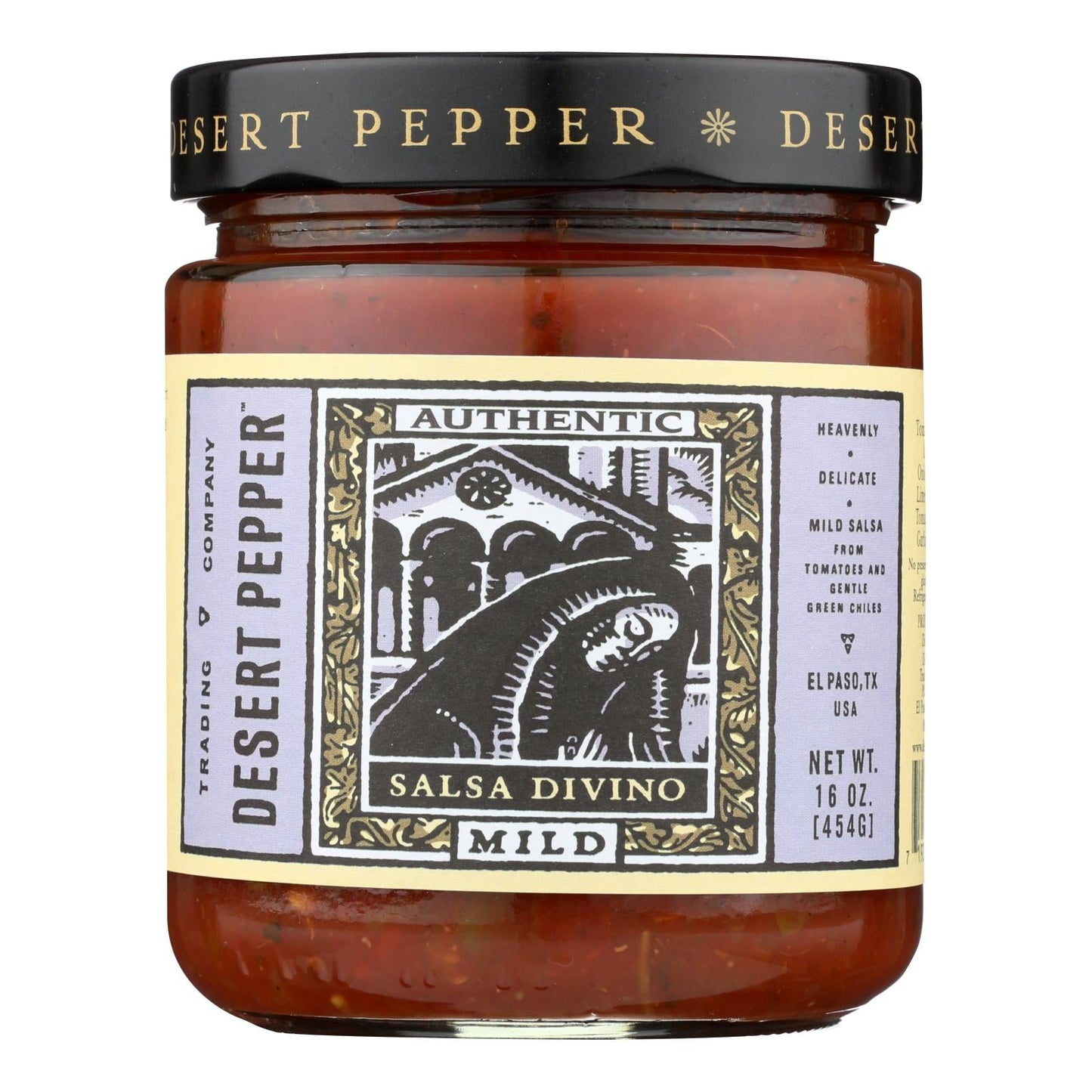 Desert Pepper Trading Mild Divino Salsa, 16 oz, Pack of 6