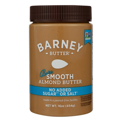 Barney Butter Smooth Almond Butter, 16 Oz., Case of 6