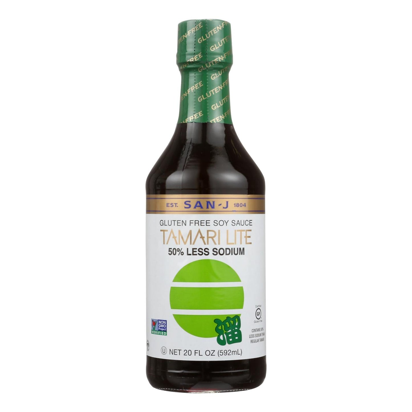 San-J Tamari Lite: Reduced Sodium, 20 Oz (Pack of 6)