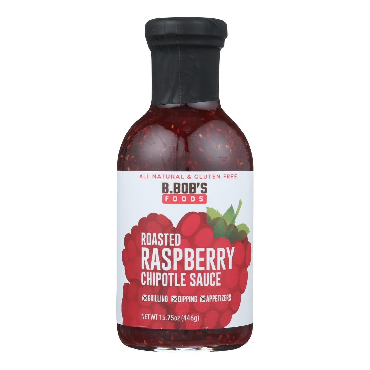 Bronco Bob's, Chipotle Sauce with Roasted Raspberry, 15.75 fl oz, Pack of 6