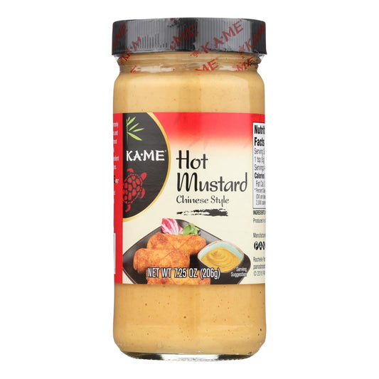 Ka'me Premium American Hot Mustard (Pack of 12 - 7.25 Oz.)