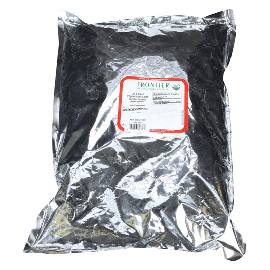 Frontier Herb Organic Peppermint Leaf Cut & Sifted - 1lb