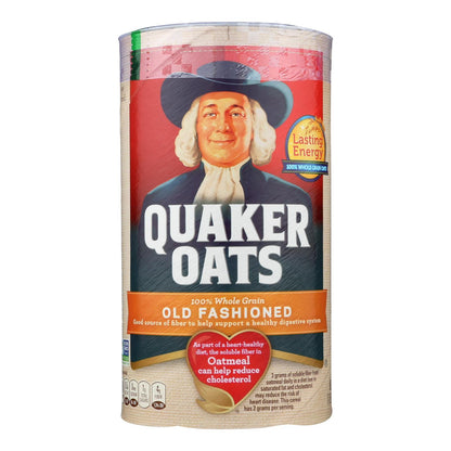 Quaker Old Fashioned Oats - 100% Whole Grain, Case of 12 (18 oz Each)