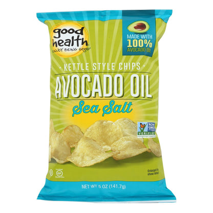 Good Health Avocado Oil Chips with Sea Salt, 5 oz, Pack of 12