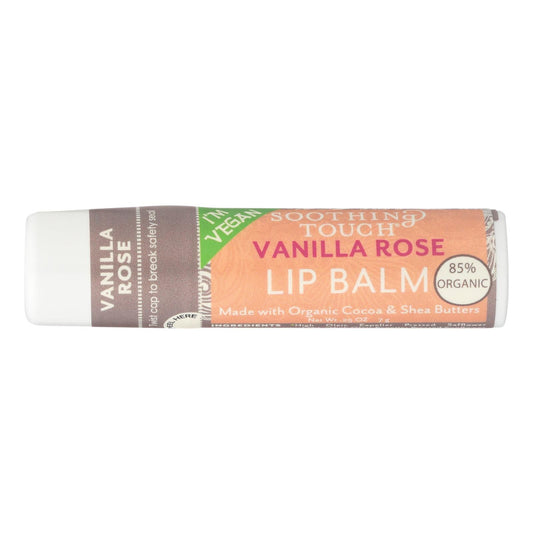 Soothing Touch Vanilla Rose Lip Balm Duo: Nourishing Moisture for Ultra-Soft Lips