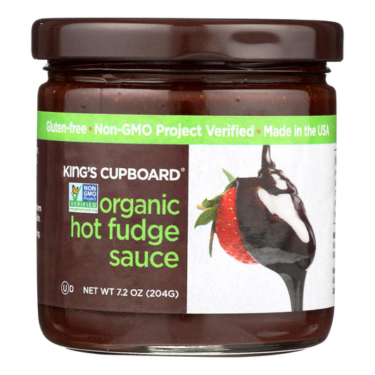 King's Cupboard Hot Fudge Sauce (12 x 7.2 Oz.) for Rich and Indulgent Desserts