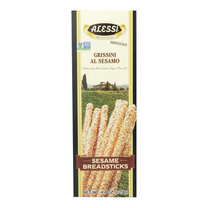 Alessi Sesame Breadsticks, 4.4 Oz. (Pack of 12)
