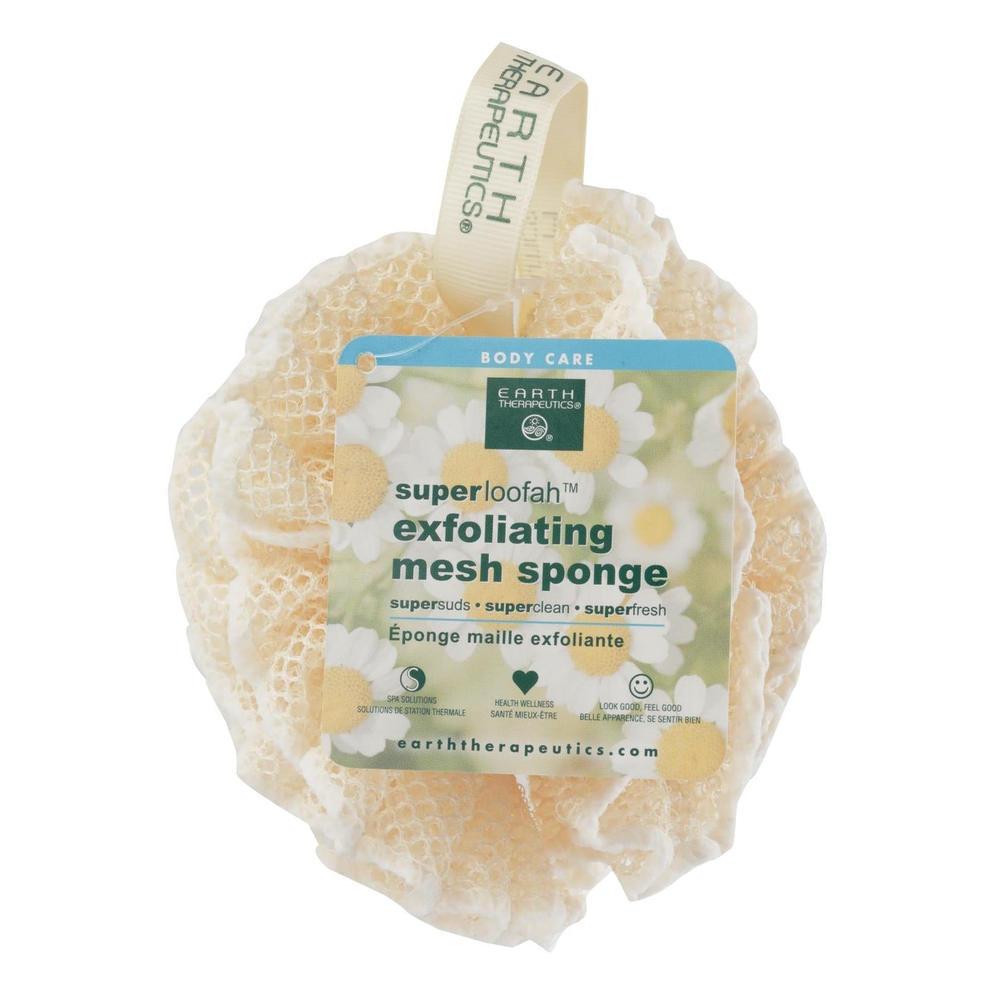 Earth Therapeutics Super Exfoliating Mesh Loofah Sponge