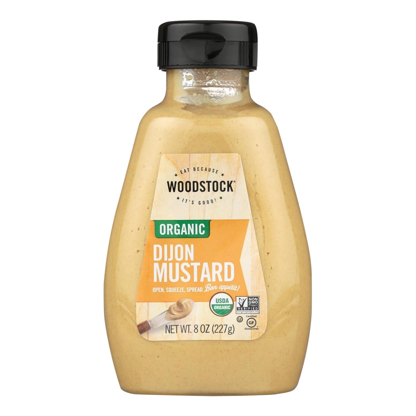 Woodstock Organic Dijon Mustard, 8 Oz. (Pack of 12)