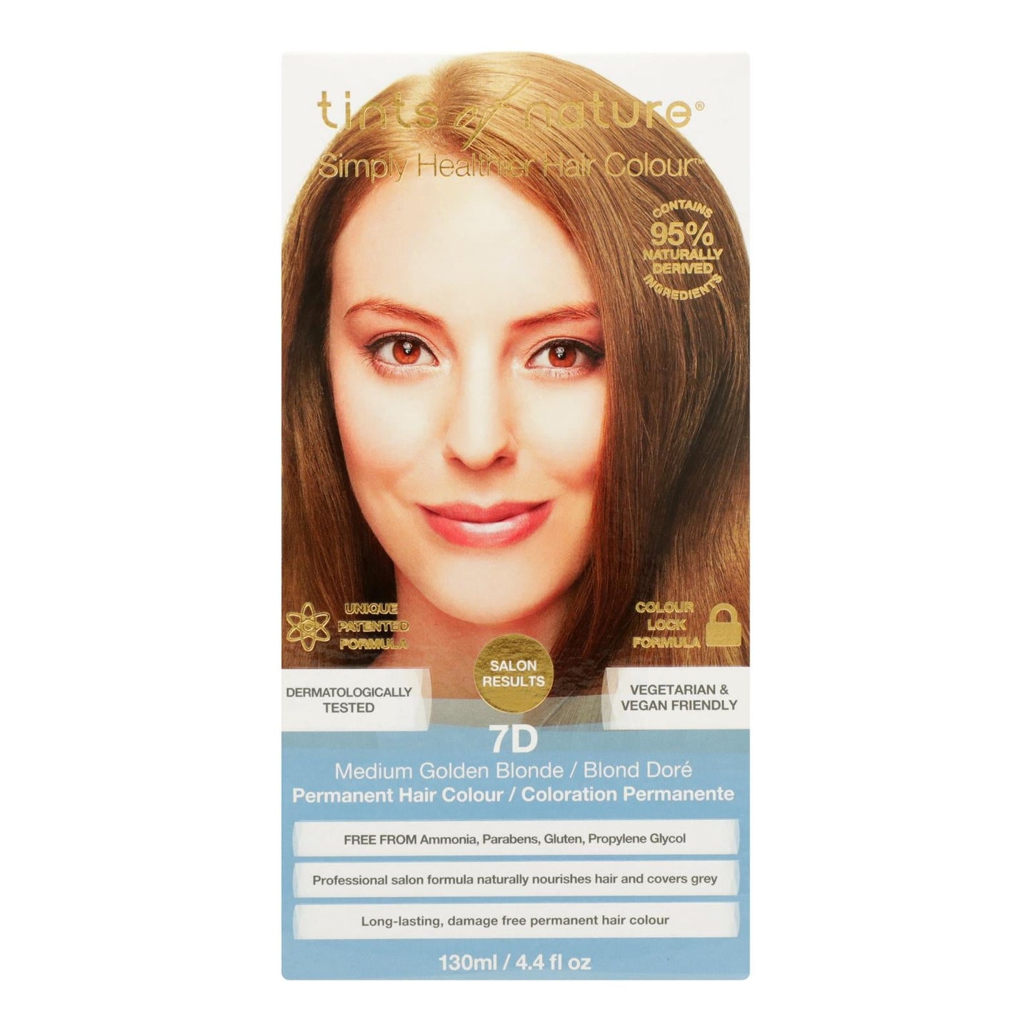 Tints Of Nature Medium Golden Blonde 4.4 FL OZ Permanent Hair Color