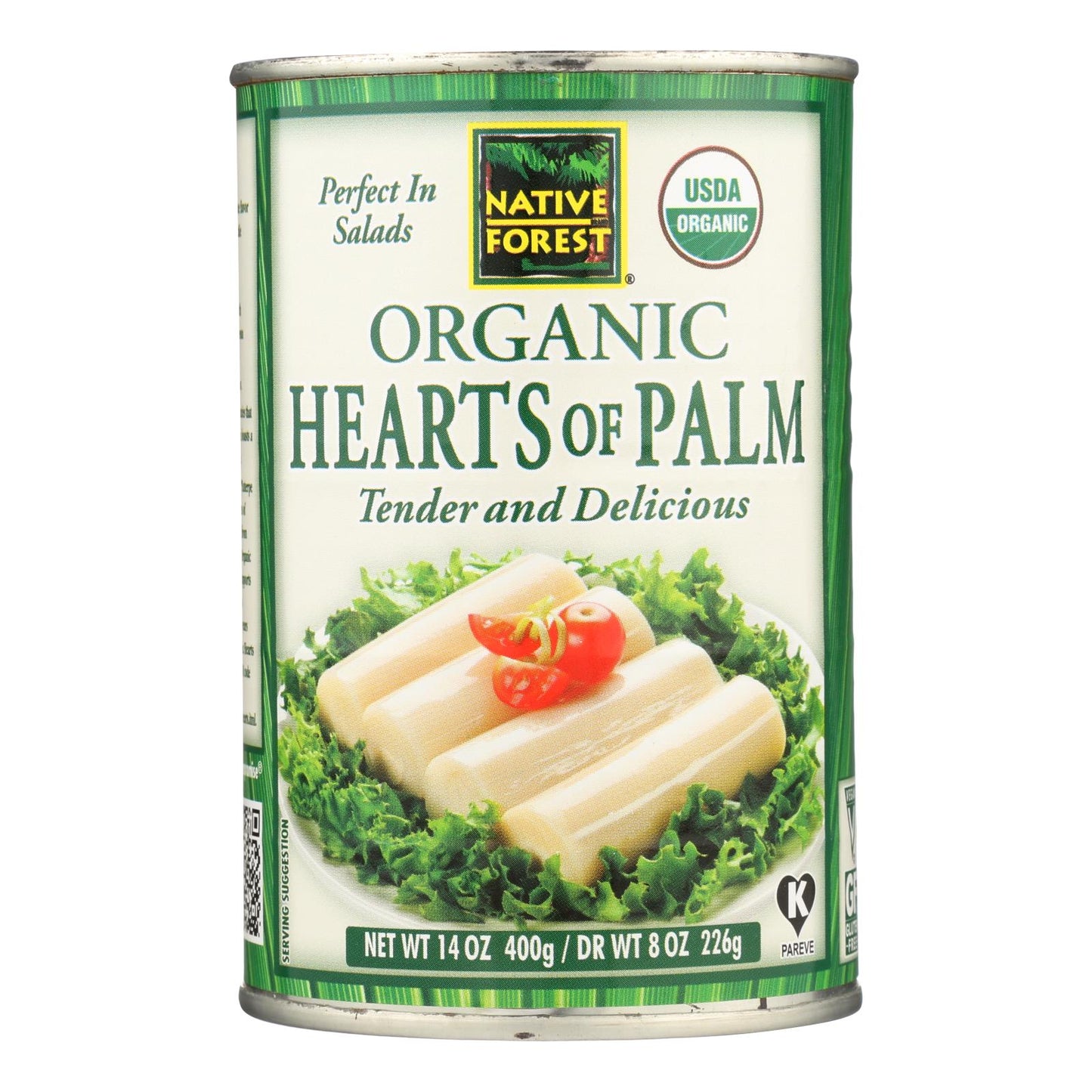 Native Forest Organic Hearts of Palm, Case of 12 x 14 oz
