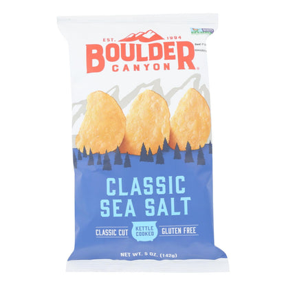 Boulder Canyon Totally Natural Potato Chips - Value Pack of 12 - 5 oz. Bags