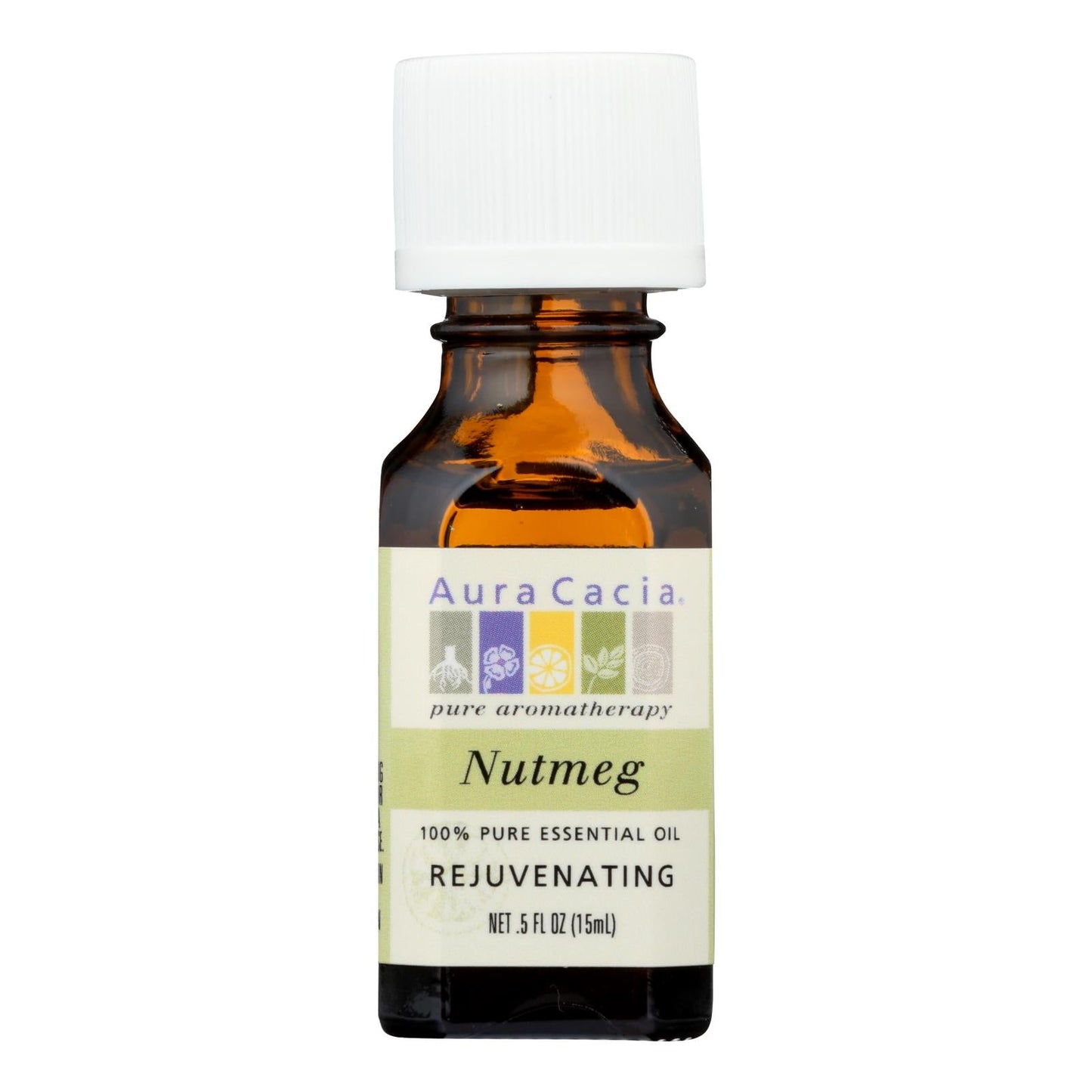 Aura Cacia Nutmeg Essential Oil, 0.5 Fl Oz