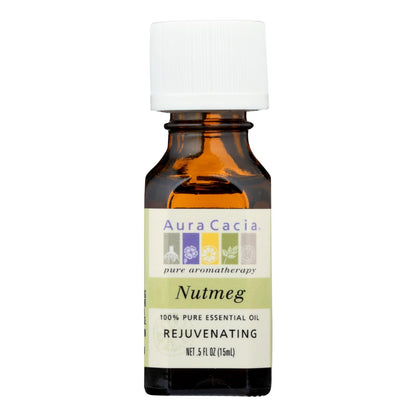 Aura Cacia Nutmeg Essential Oil, 0.5 Fl Oz