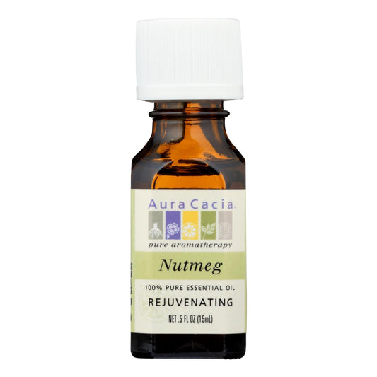 Aura Cacia Nutmeg Essential Oil, 0.5 Fl Oz