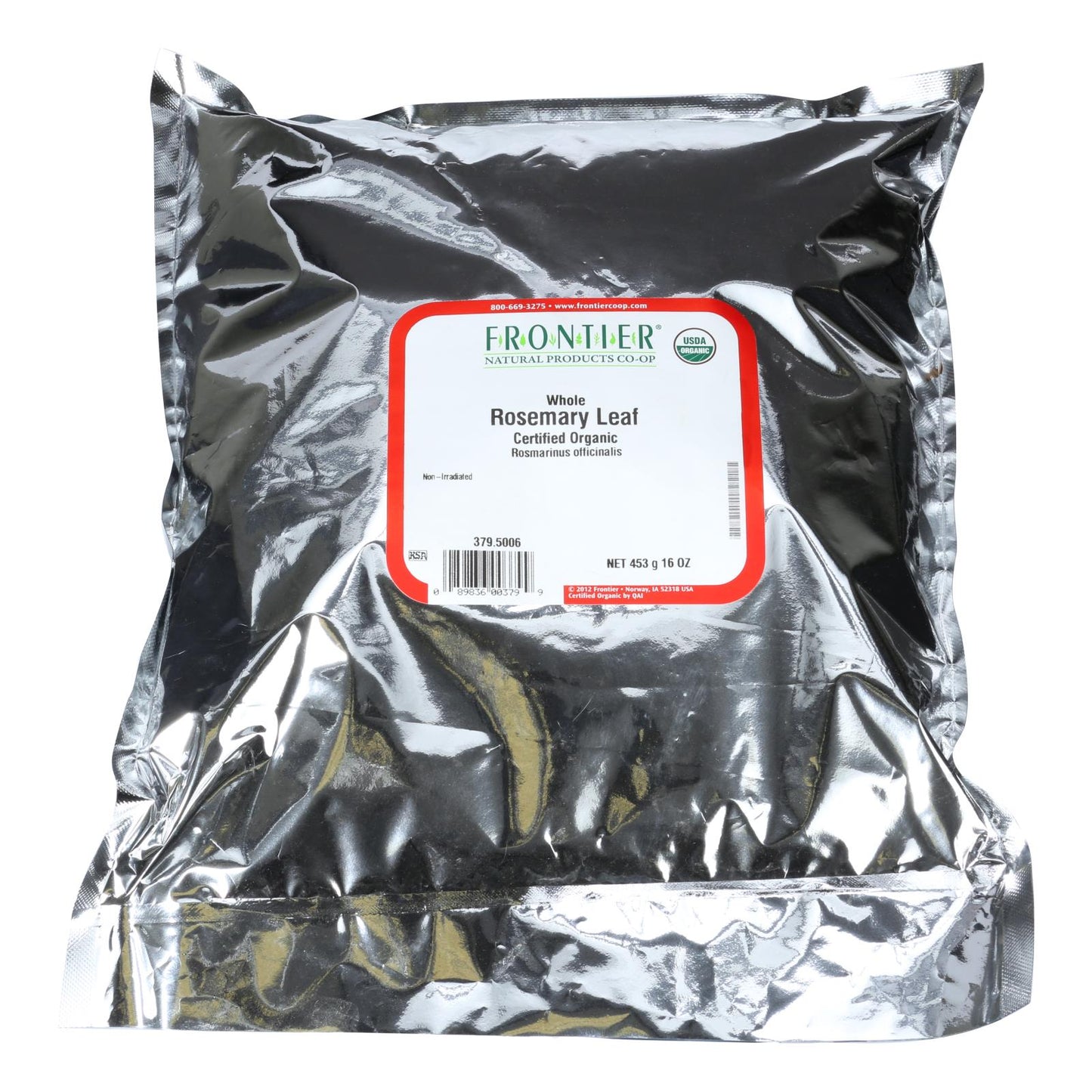 Frontier Herb - Organic  Whole Rosemary Leaf, 1lb Pack