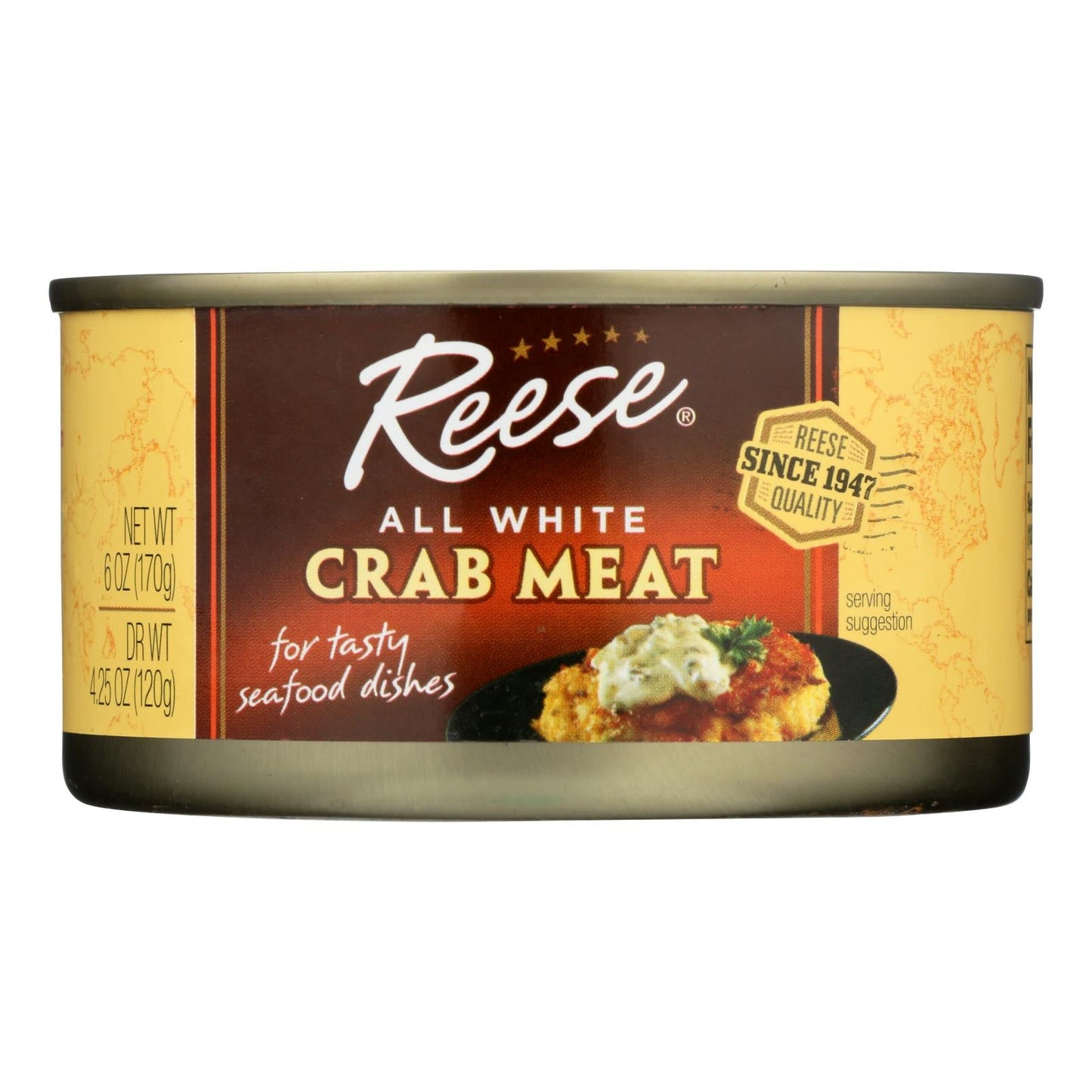 Reese Premium All-White Crabmeat (6 oz, Pack of 12)