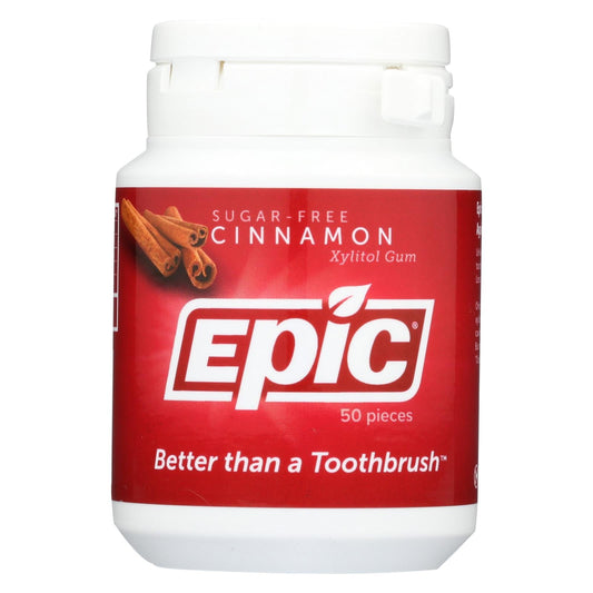 Epic Dental Xylitol Gum - Cinnamon (50 ct)