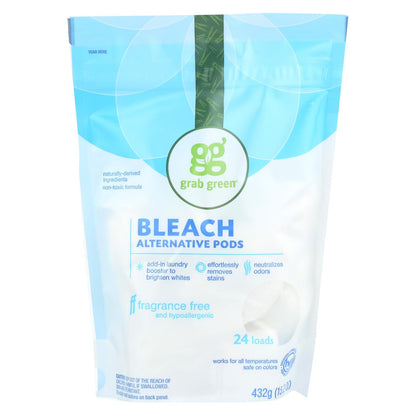 Grab Green - Alternative  Bleach  - Fragrance Free (Pack of 6) - 24 Count