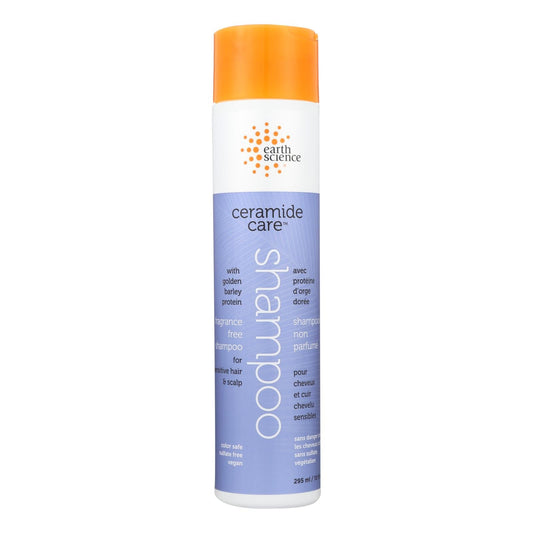 Earth Science Ceramide Care Fragrance-Free Shampoo, 10 Fl Oz