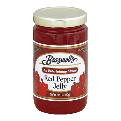 Braswell's Sweet & Zesty Red Pepper Jelly - 10.5 Oz. Pack of 6