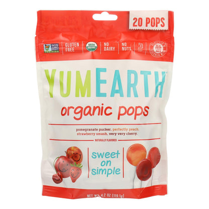 YumEarth Organics 4.2 Oz. Organic Lollipops (12-Pack)