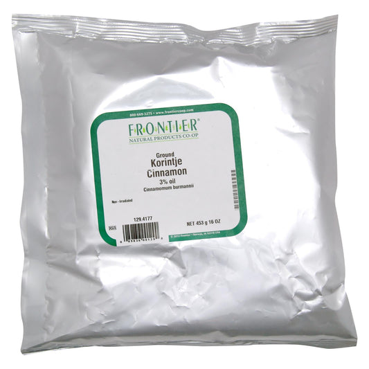 Frontier Herb Ground Korintje A Grade Cinnamon - 1 lb