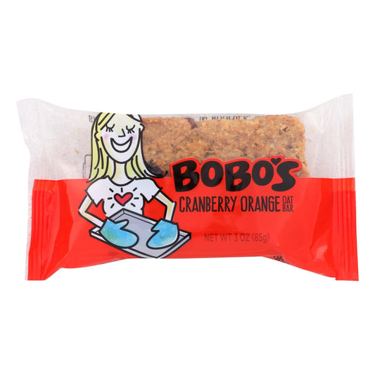 Bobo's All-Natural Oat Bars - 12-Pack, Cranberry Orange, 3 Oz Each