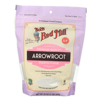 Bob's Red Mill Arrowroot Starch, Gluten-Free Thickener, Case of 4 (16 oz)