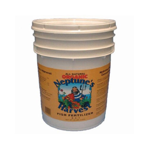 Neptune's Harvest Fish Fertilizer - Orange Label - 5 Gallon Jug