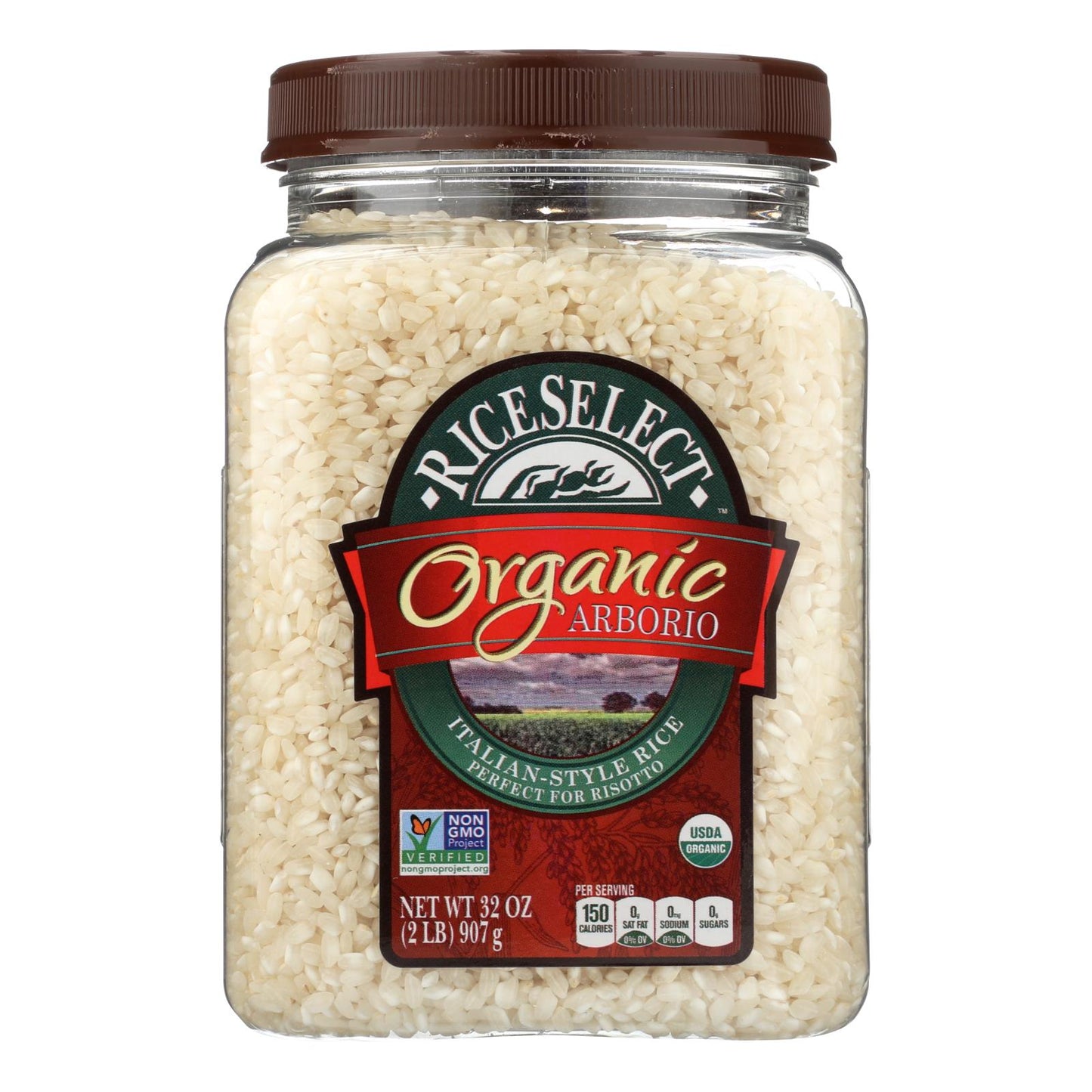 Rice Select Organic Arborio Rice - 4 Pack x 32 oz