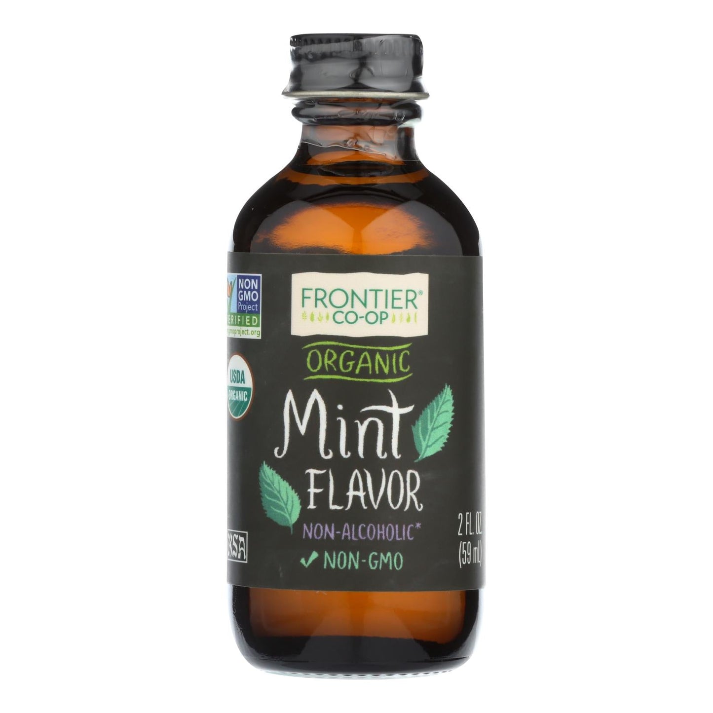 Frontier Herb - Organic  - Mint Flavor (2 Oz.)
