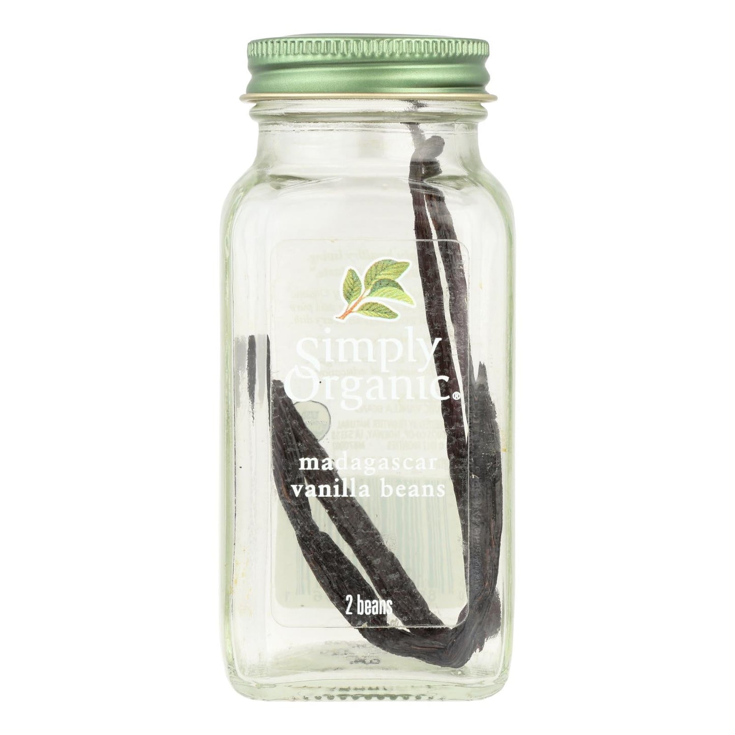 Simply Organic Madagascar Whole Vanilla Bean - 2 Ct