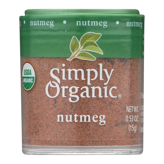 Simply Organic Organic Ground Nutmeg, 0.53 Oz (Pack of 6)