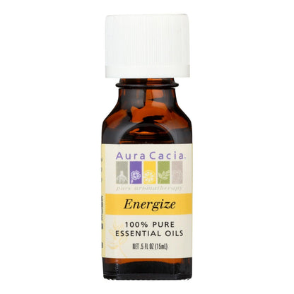 Aura Cacia Energize Pure Essential Oil 0.5 Fl Oz