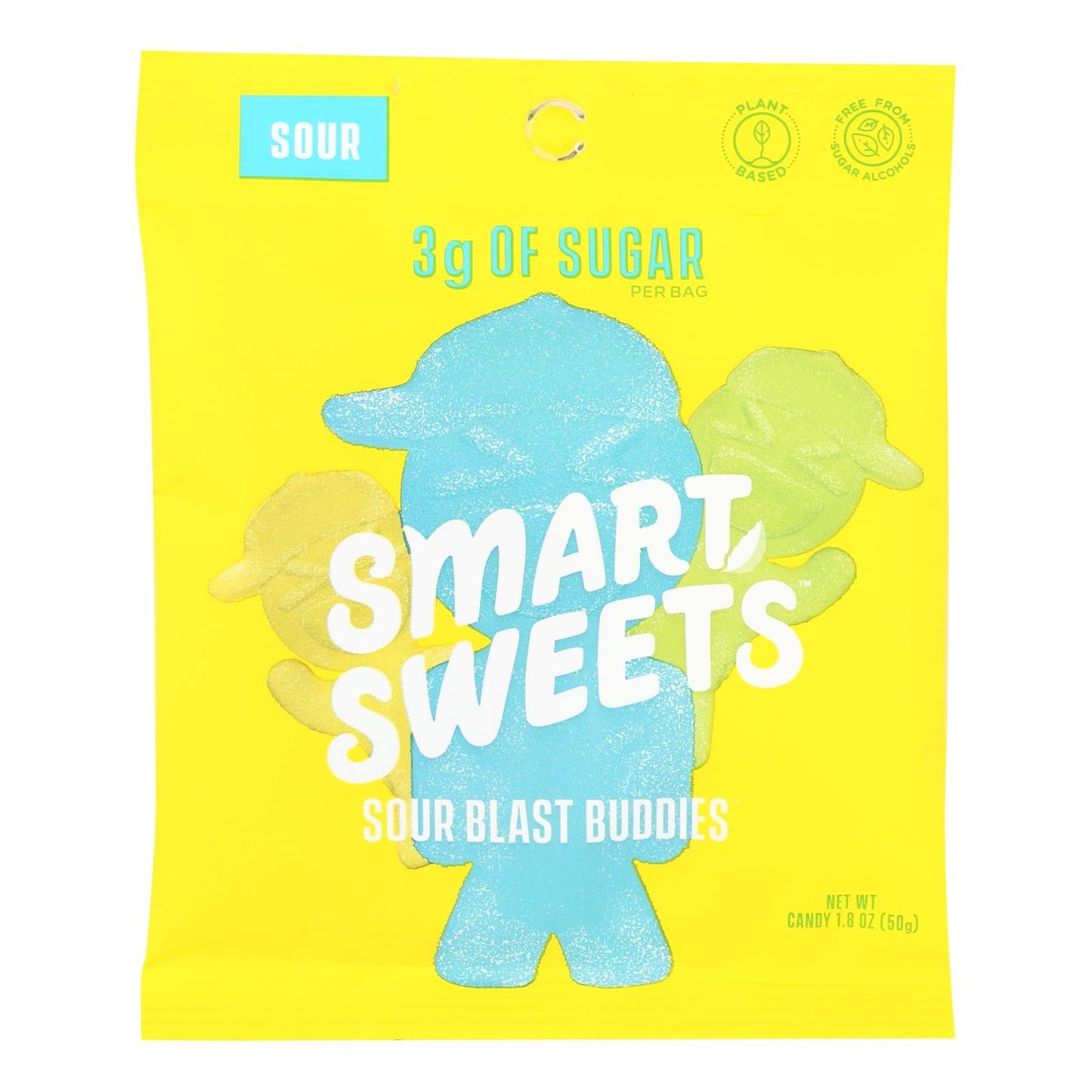 Smartsweets Gummy Sour Blast Buddies, Case of 12 (1.8 oz Each)