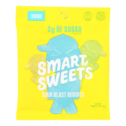 Smartsweets Gummy Sour Blast Buddies, Case of 12 (1.8 oz Each)