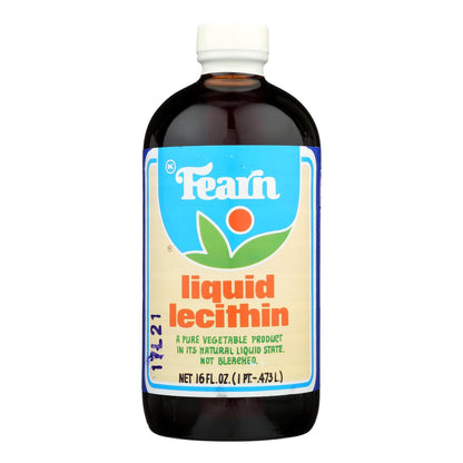 Fearn Liquid Lecithin: 16 Fl Oz, Superior Nutrient Support, Case of 12 (Pack of 12)