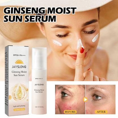 Jaysuing Ginseng Moisturizing And Protective Essence, Natural Makeup Moisturizing Refreshing And Protecting Against Ultraviolet Light Essence